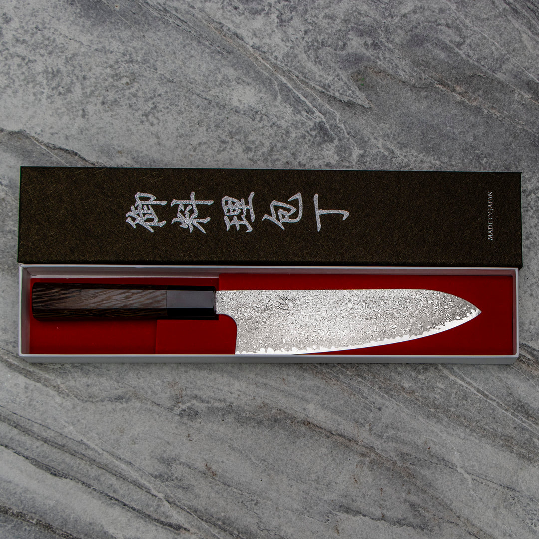 Santoku 18 cm Hatsukokoro Gingami No.3 Damascus