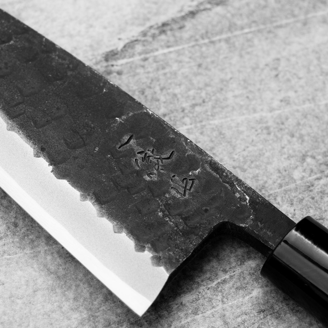 Deba 16,5 cm Ittetsu Forge Black Shirogami#2 Left Handed
