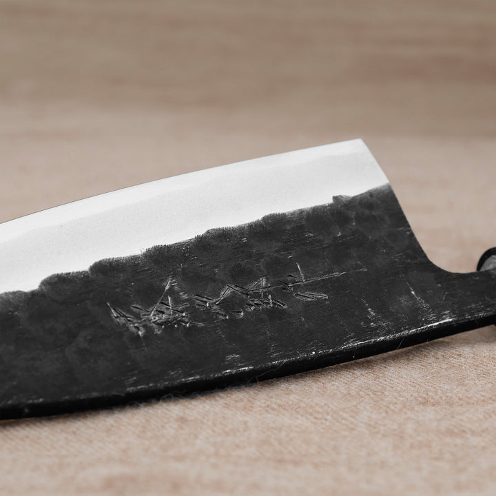 Deba 16,5 cm Tojiro Black Hammered Shirogami#2/Iron