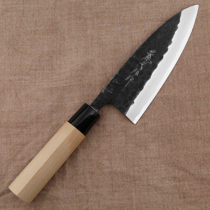 Deba 16,5 cm Tojiro Black Hammered Shirogami#2/Iron