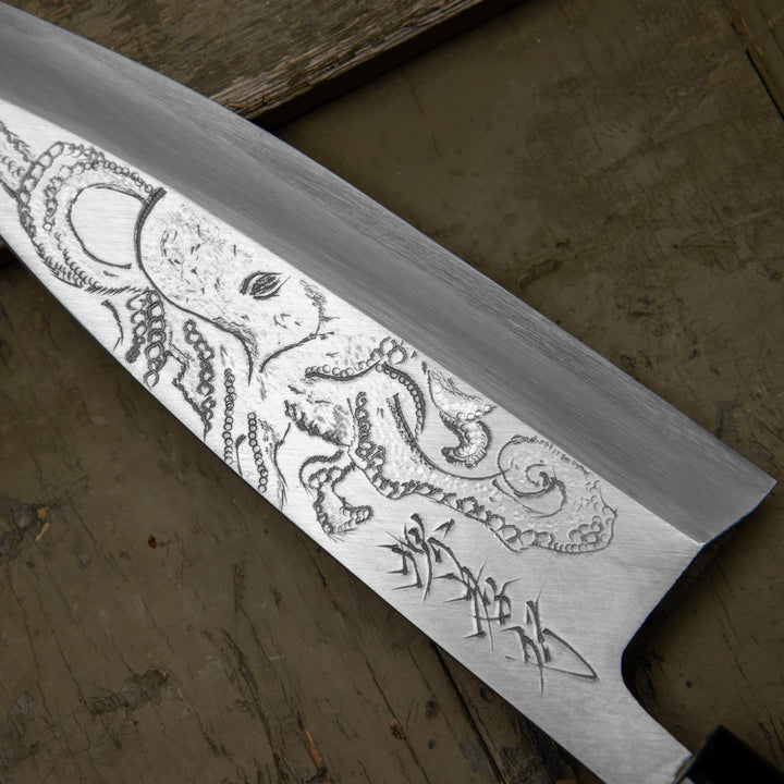 Deba 16 cm Sakai Takayuki Gallery Shirogami#2/Iron