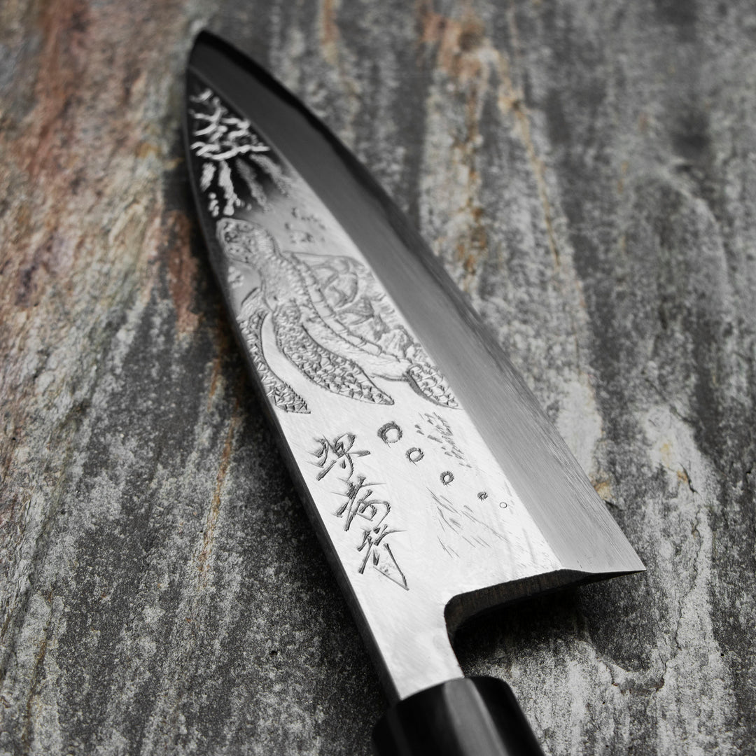 Deba 16 cm Sakai Takayuki Gallery Shirogami#2/Iron