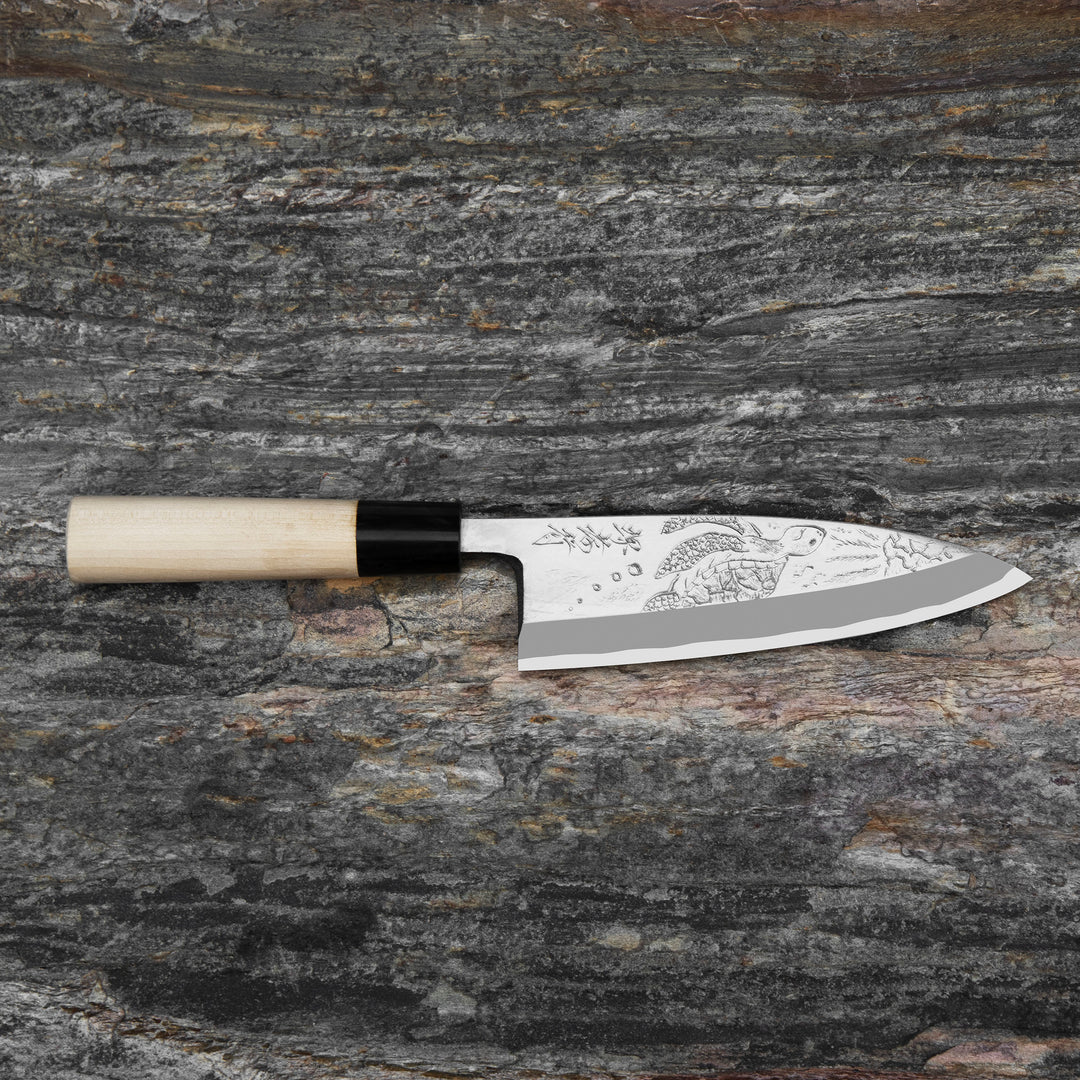 Deba 16 cm Sakai Takayuki Gallery Shirogami#2/Iron