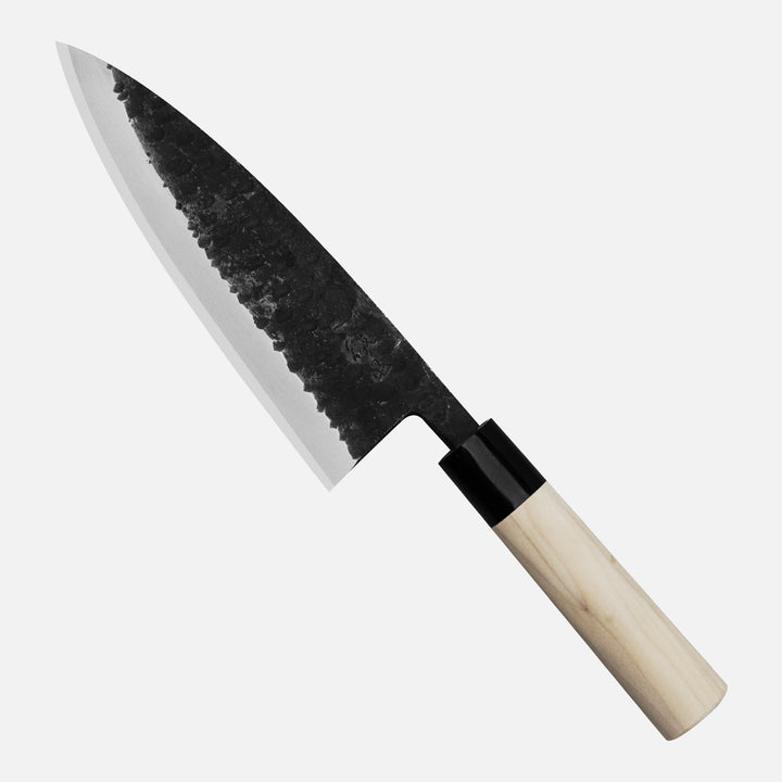 Deba 18 cm Ittetsu Forge Black Shirogami#2 Left Handed
