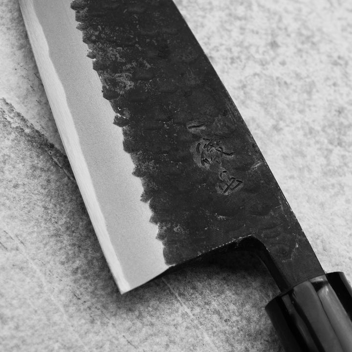 Deba 18 cm Ittetsu Forge Black Shirogami#2 Left Handed