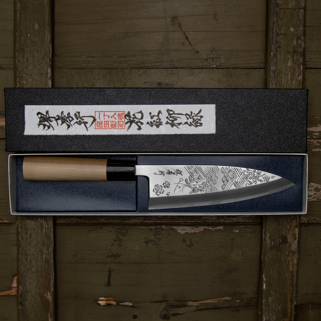 Deba 18 cm Sakai Takayuki Gallery Shirogami#2/Iron