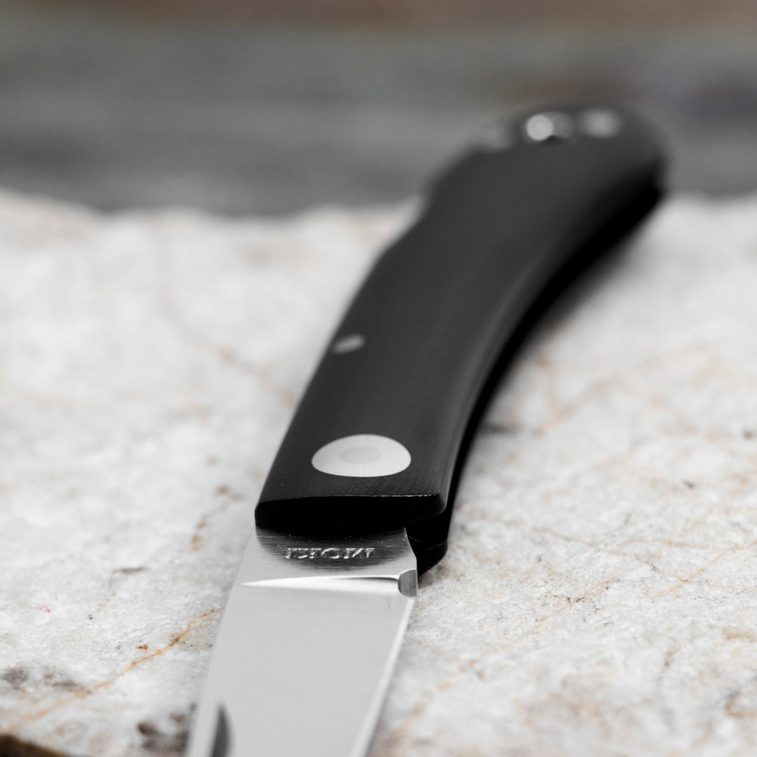 Folding knife 6,5 cm Moki Shimafukurou M Micarta AUS-8