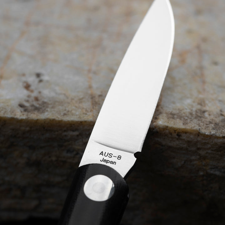 Folding knife 6,5 cm Moki Shimafukurou M Micarta AUS-8