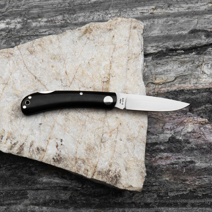 Folding knife 6,5 cm Moki Shimafukurou M Micarta AUS-8