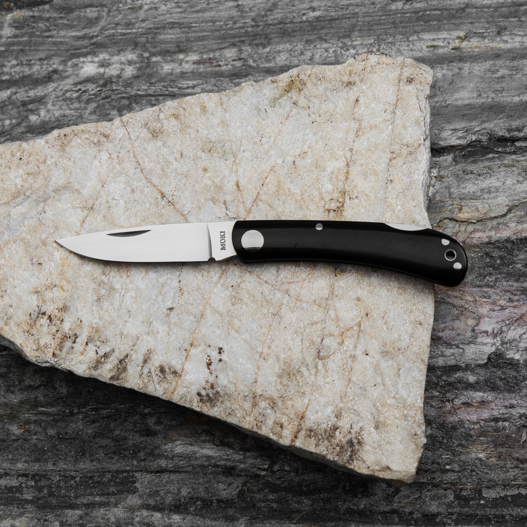 Folding knife 6,5 cm Moki Shimafukurou M Micarta AUS-8