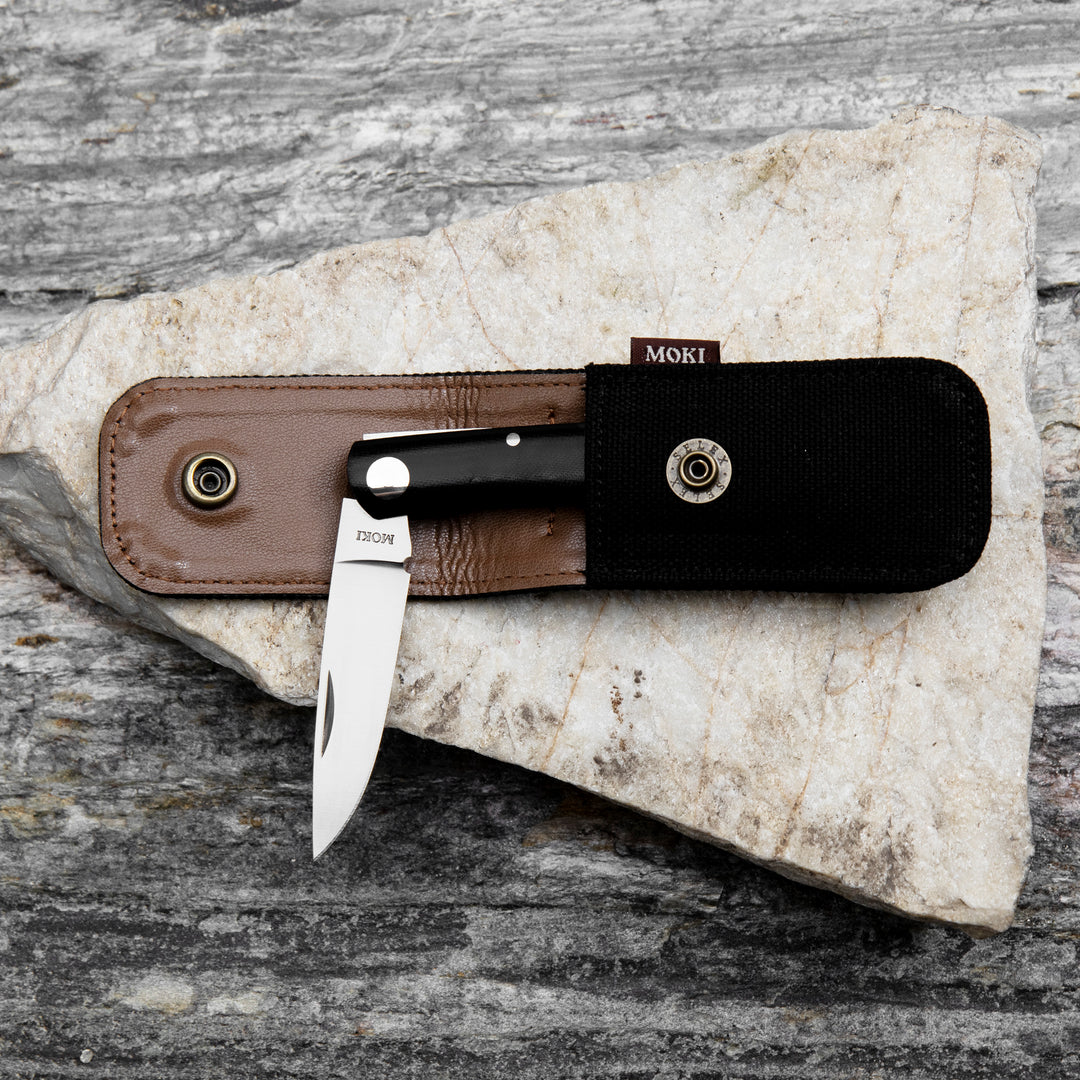 Folding knife 6,5 cm Moki Shimafukurou M Micarta AUS-8