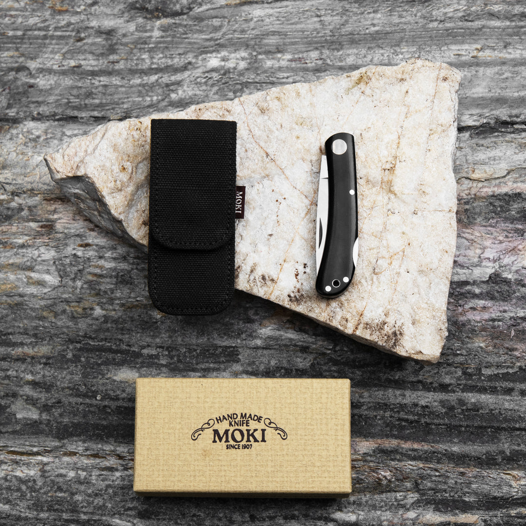 Folding knife 6,5 cm Moki Shimafukurou M Micarta AUS-8