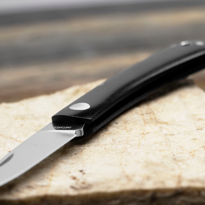 Folding knife 7,4 cm Moki Shimafukurou L Micarta AUS-8