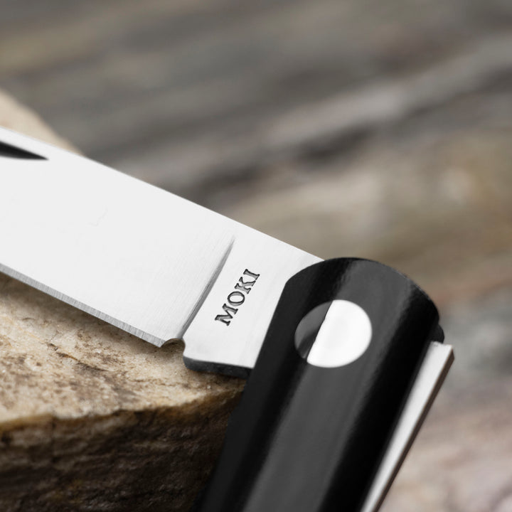 Folding knife 7,4 cm Moki Shimafukurou L Micarta AUS-8