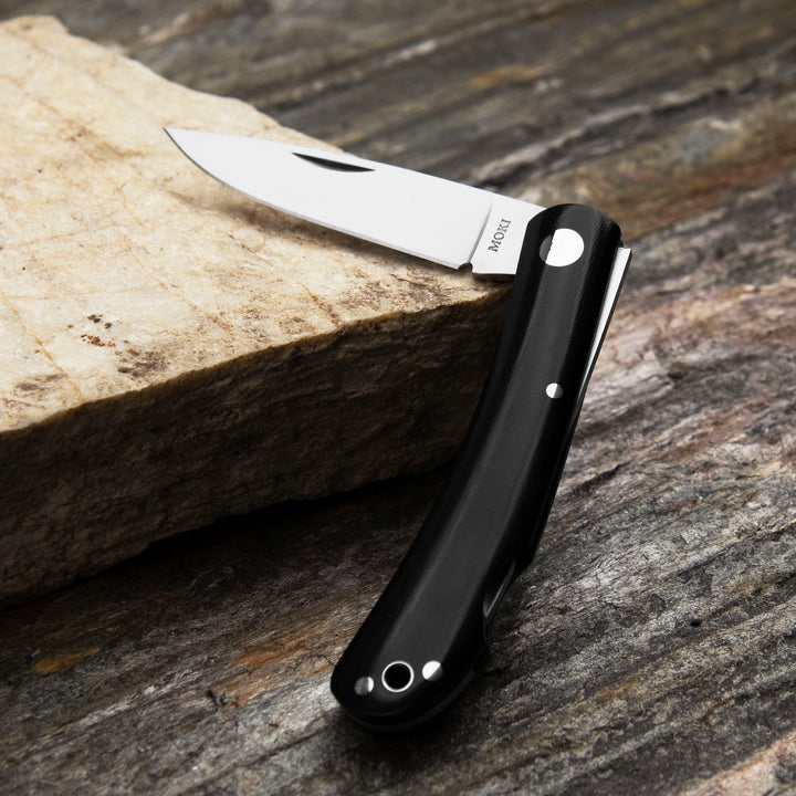 Folding knife 7,4 cm Moki Shimafukurou L Micarta AUS-8