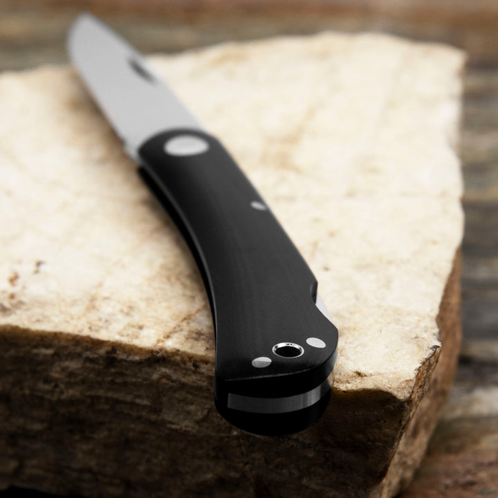 Folding knife 7,4 cm Moki Shimafukurou L Micarta AUS-8