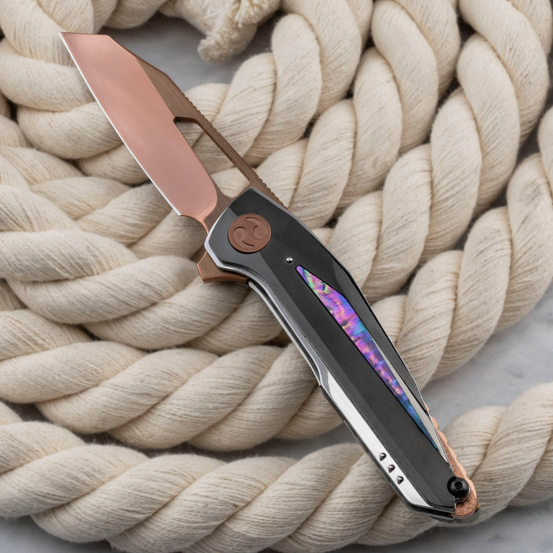 Folding knife 7,5 cm Dew Hara Chronos#5 VG-10