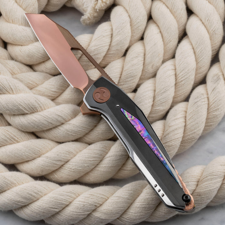 Folding knife 7,5 cm Dew Hara Chronos#5 VG-10