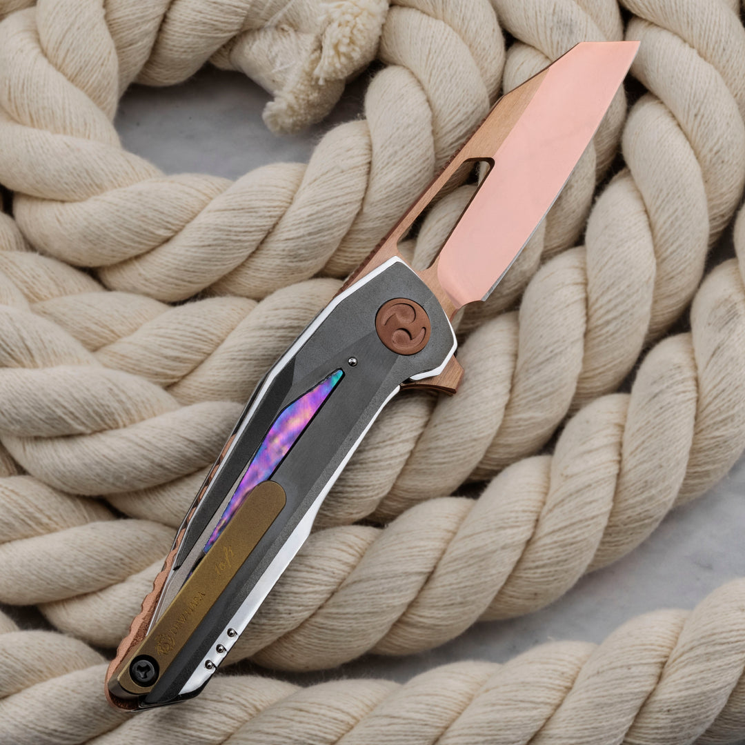 Folding knife 7,5 cm Dew Hara Chronos#5 VG-10