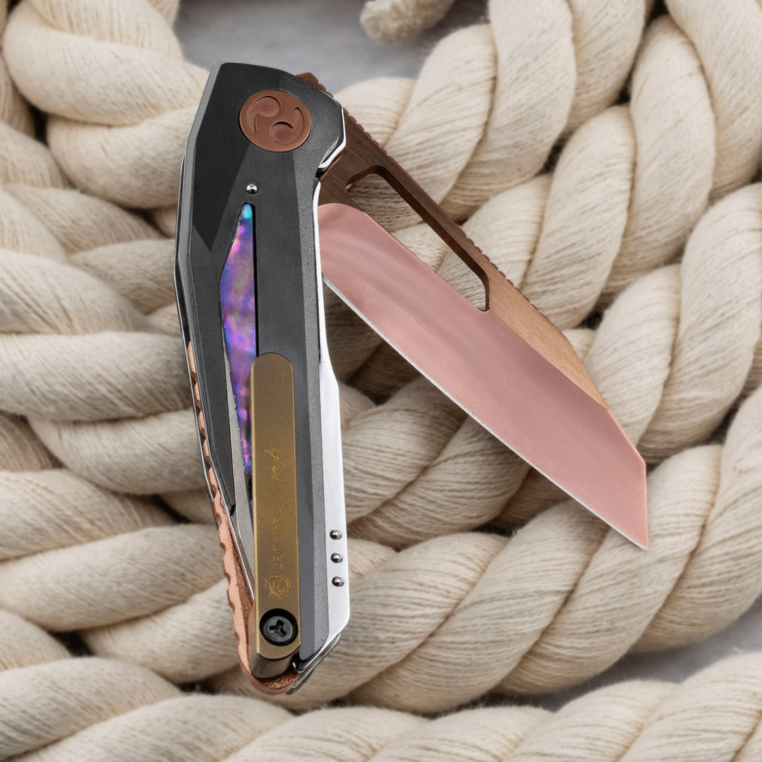 Folding knife 7,5 cm Dew Hara Chronos#5 VG-10