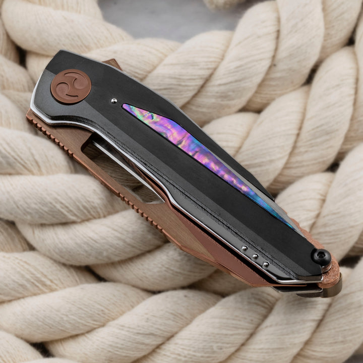 Folding knife 7,5 cm Dew Hara Chronos#5 VG-10