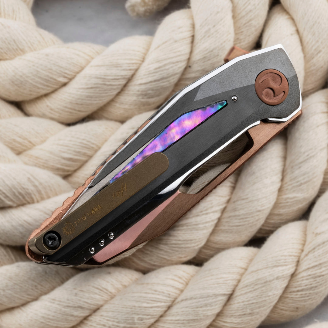 Folding knife 7,5 cm Dew Hara Chronos#5 VG-10