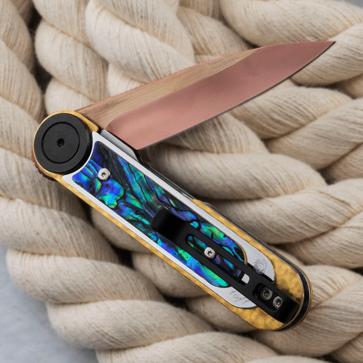 Folding knife 7,5 cm Dew Hara Infinity#9 VG-10