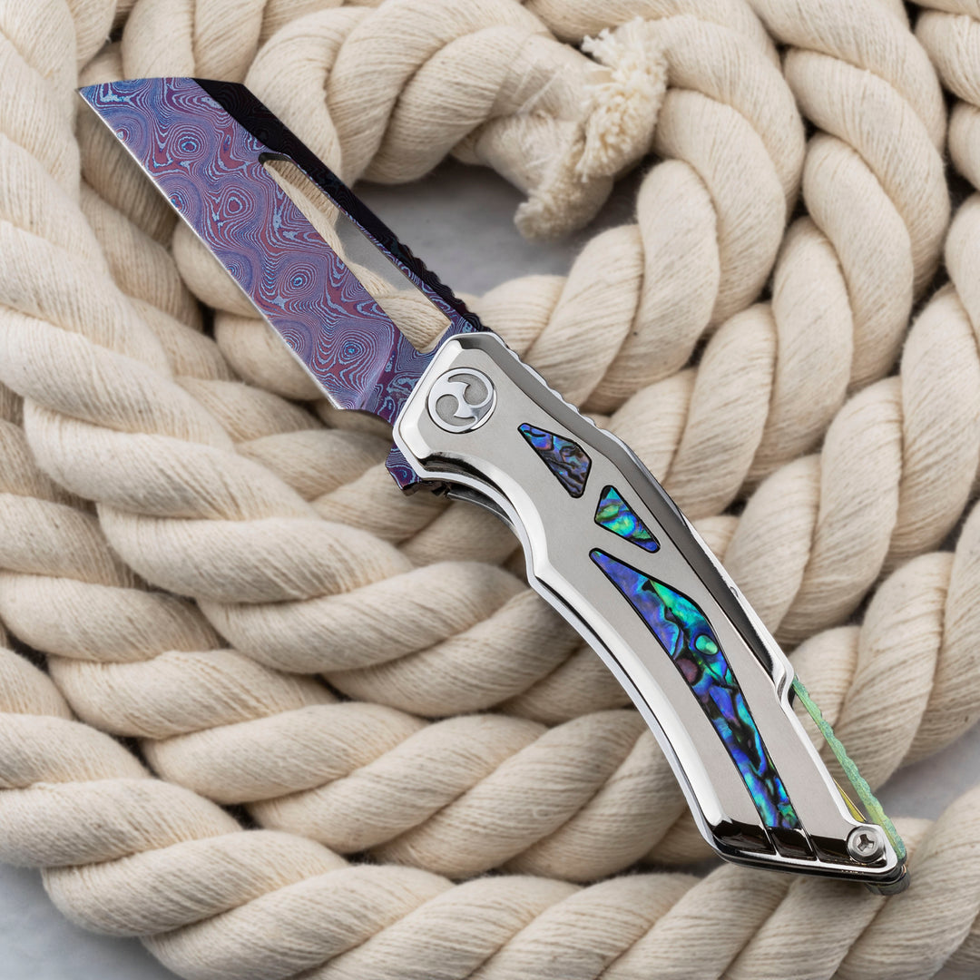 Folding knife 9 cm Dew Hara Ray#3 Pyramid