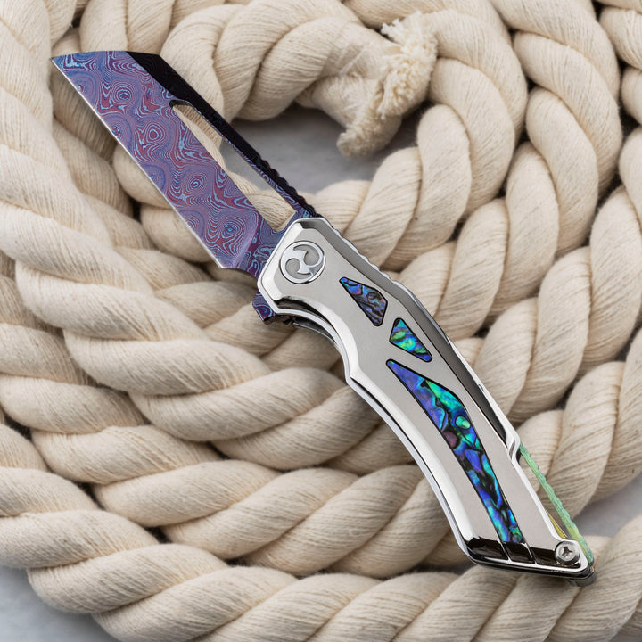 Folding knife 9 cm Dew Hara Ray#3 Pyramid