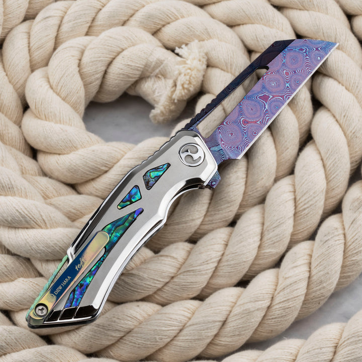 Folding knife 9 cm Dew Hara Ray#3 Pyramid