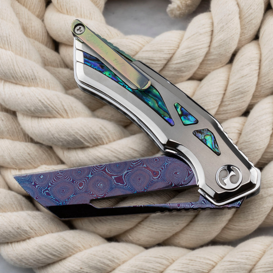Folding knife 9 cm Dew Hara Ray#3 Pyramid