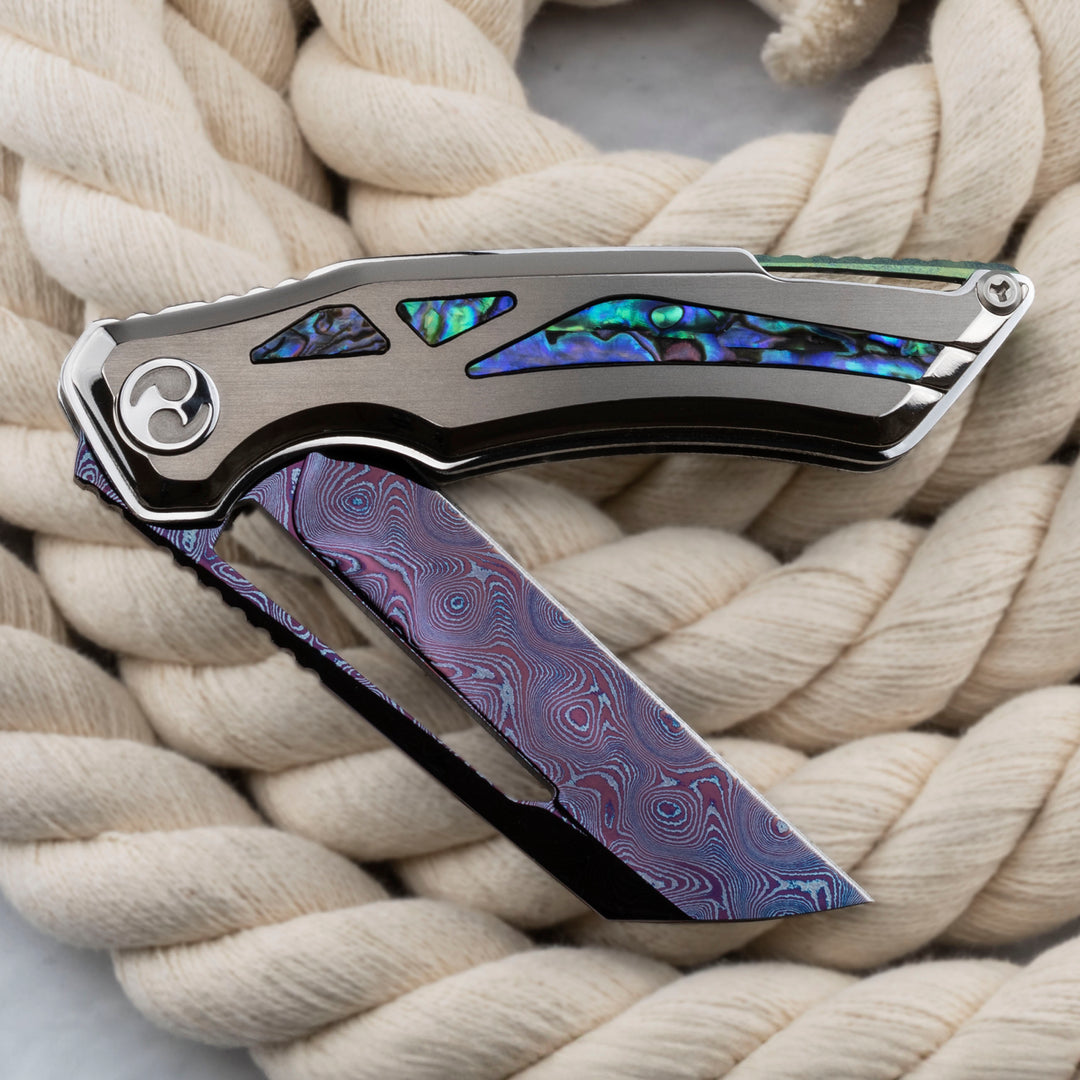 Folding knife 9 cm Dew Hara Ray#3 Pyramid
