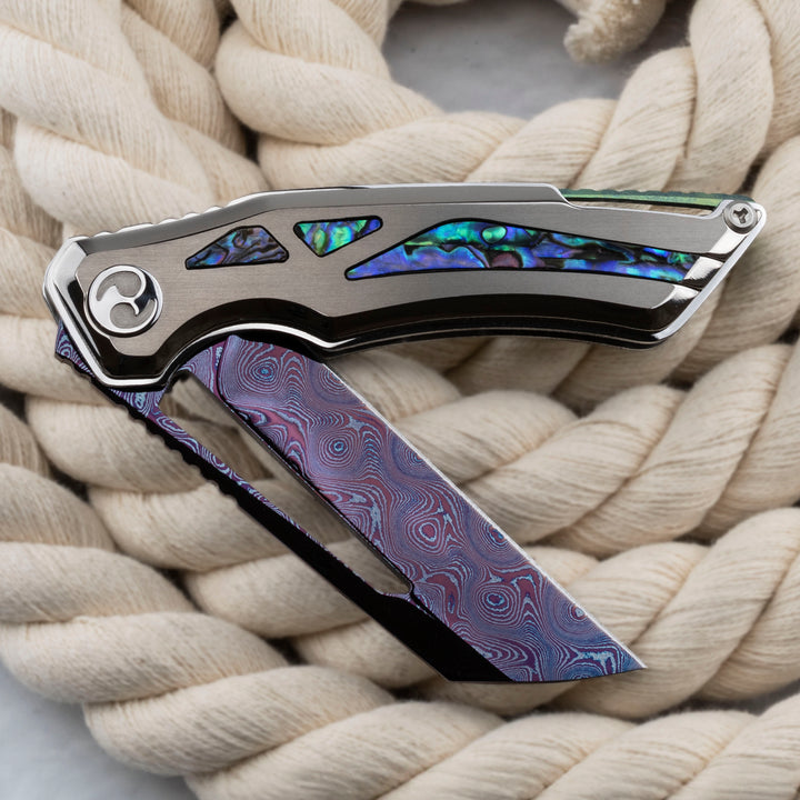 Folding knife 9 cm Dew Hara Ray#3 Pyramid