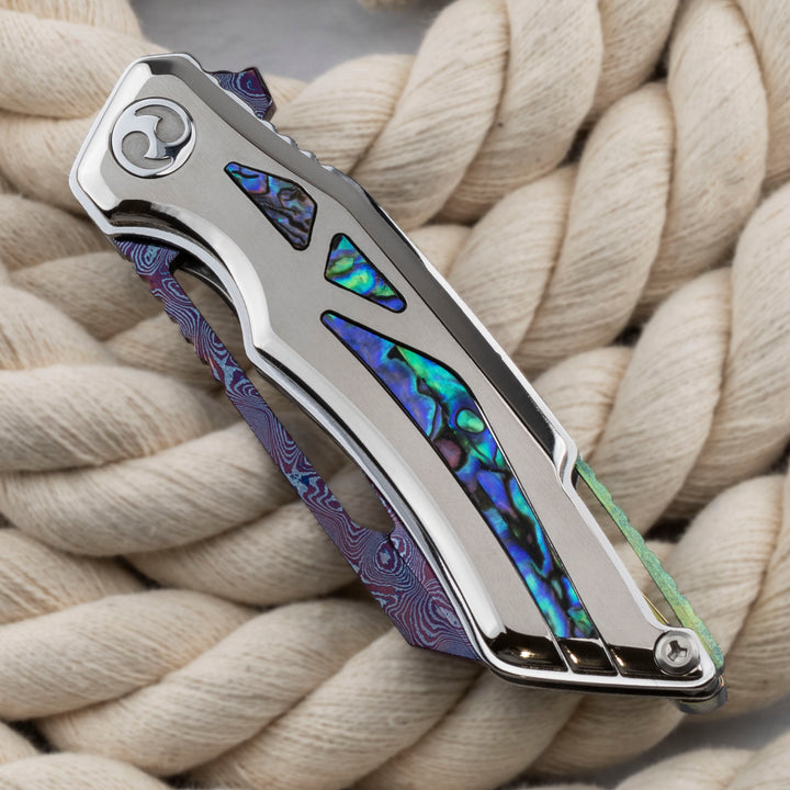 Folding knife 9 cm Dew Hara Ray#3 Pyramid