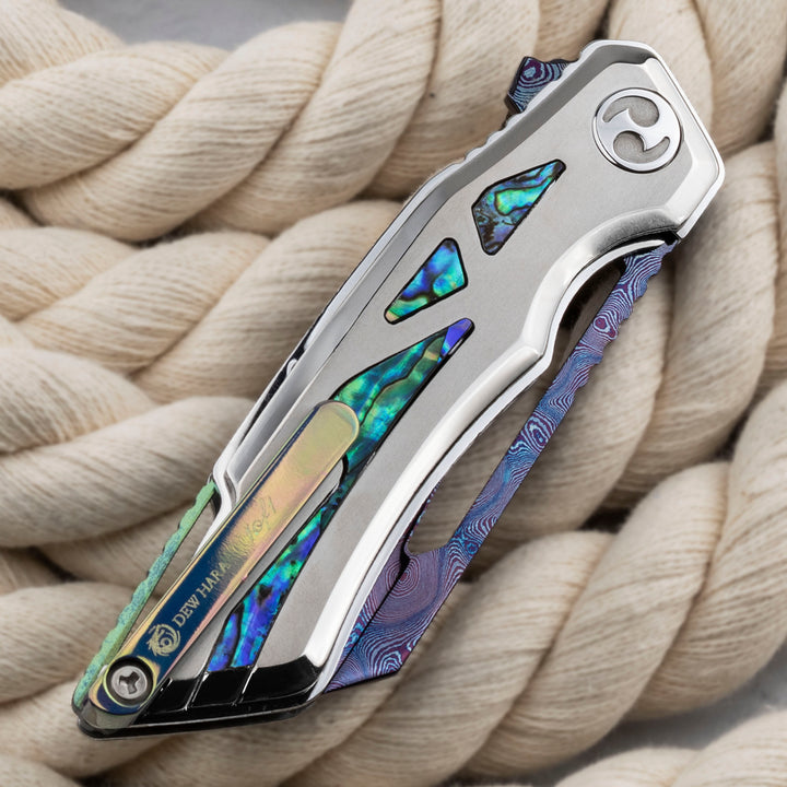 Folding knife 9 cm Dew Hara Ray#3 Pyramid