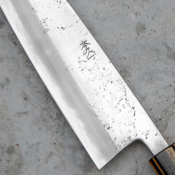 Gyuto 21 cm Motokyuuichi Hamono Nashiji Aogami Super