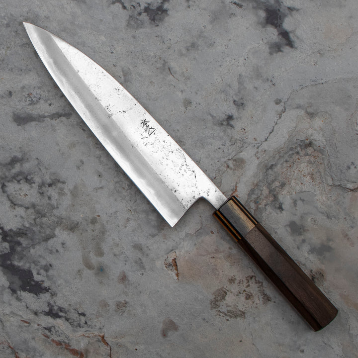 Gyuto 21 cm Motokyuuichi Hamono Nashiji Aogami Super