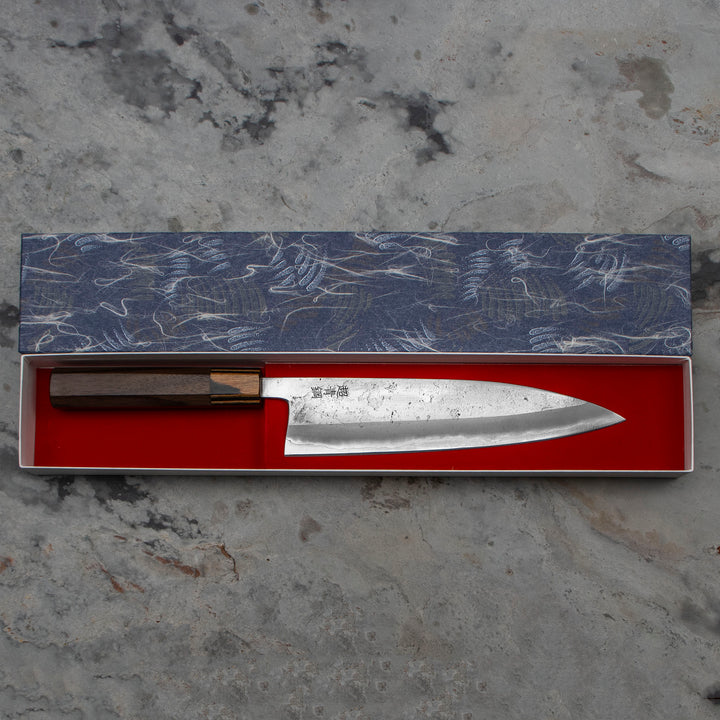 Gyuto 21 cm Motokyuuichi Hamono Nashiji Aogami Super