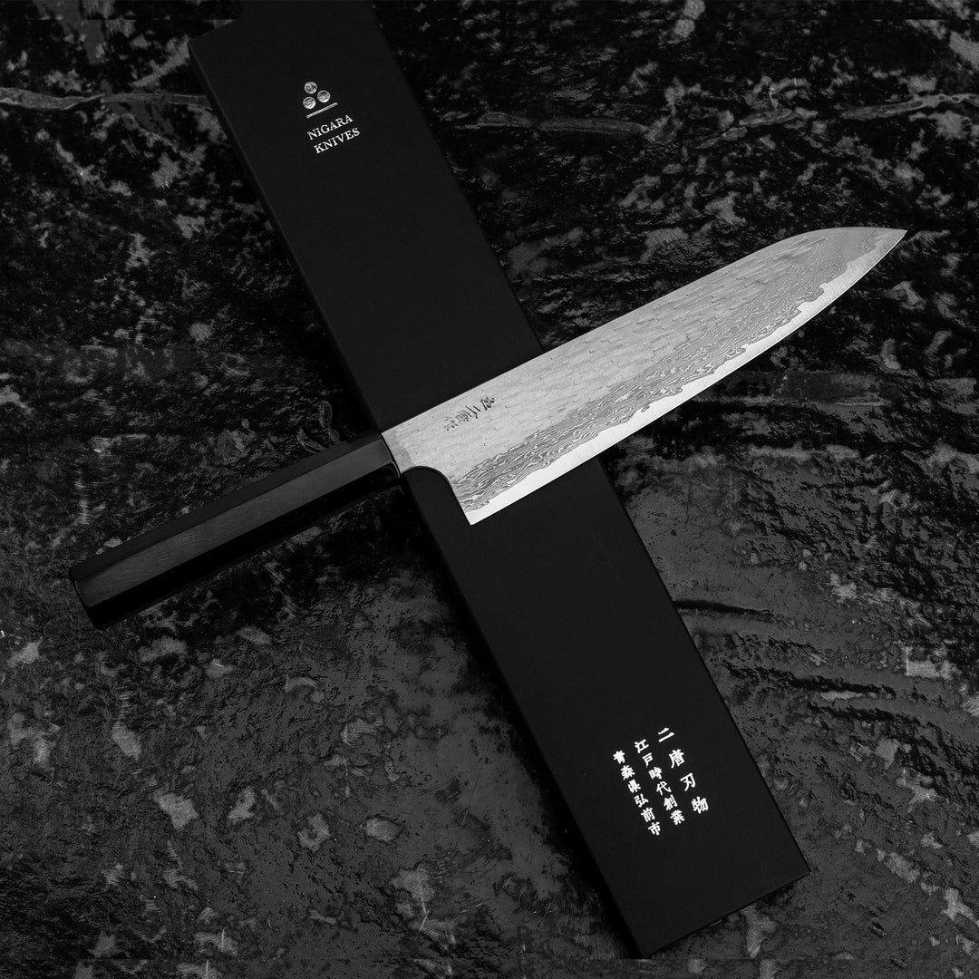 Gyuto 21 cm Nigara Hamono VG-XEOS Damascus