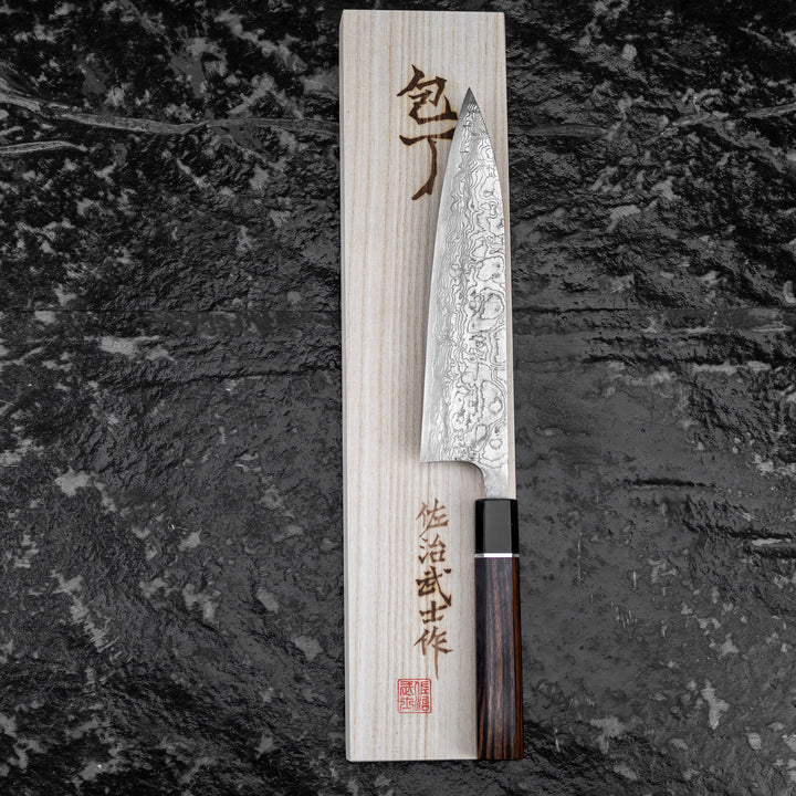 Gyuto 21 cm Takeshi Saji ME R-2 Damascus