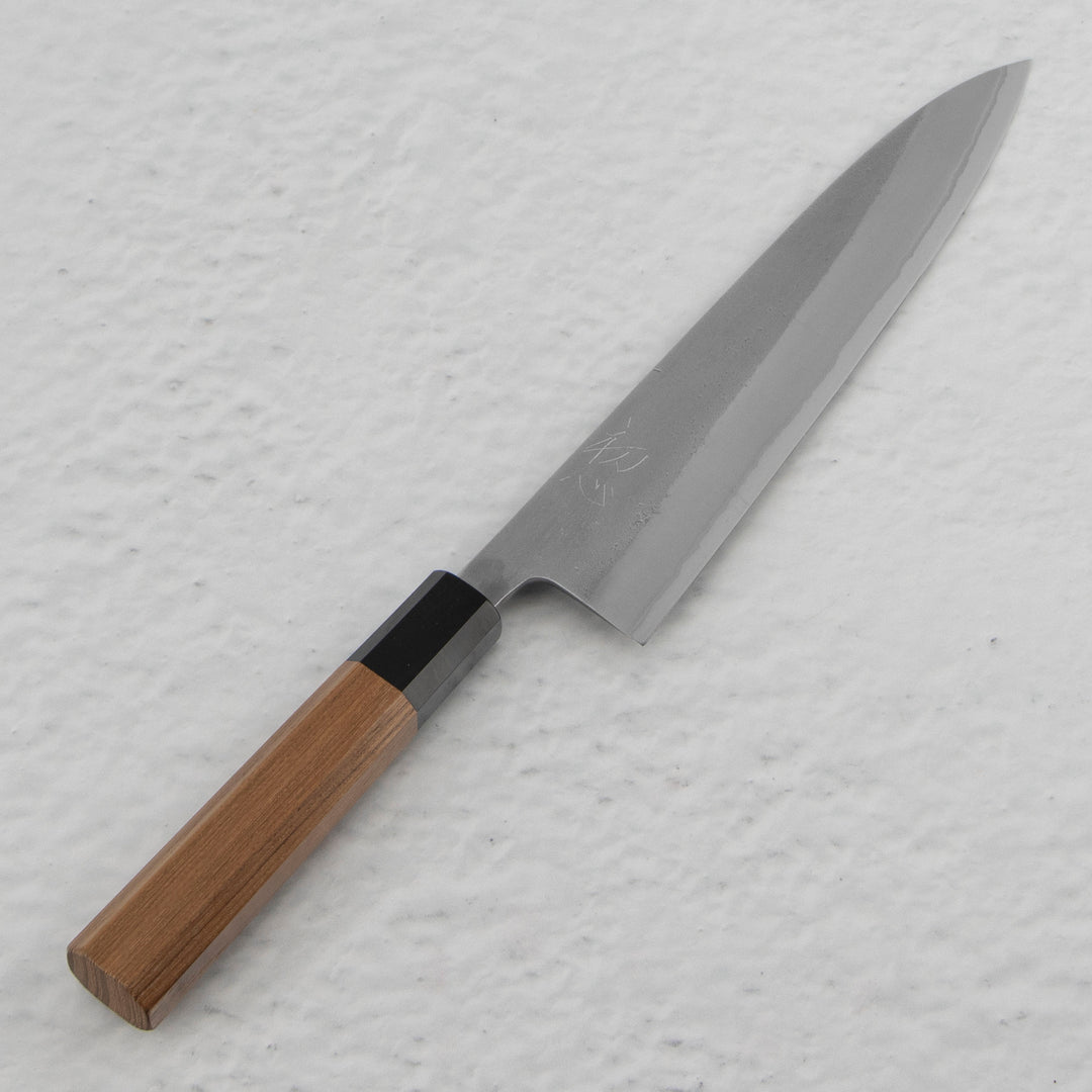 Gyuto 21 cm Yoshikane Shirogami#2/SS Nashiji