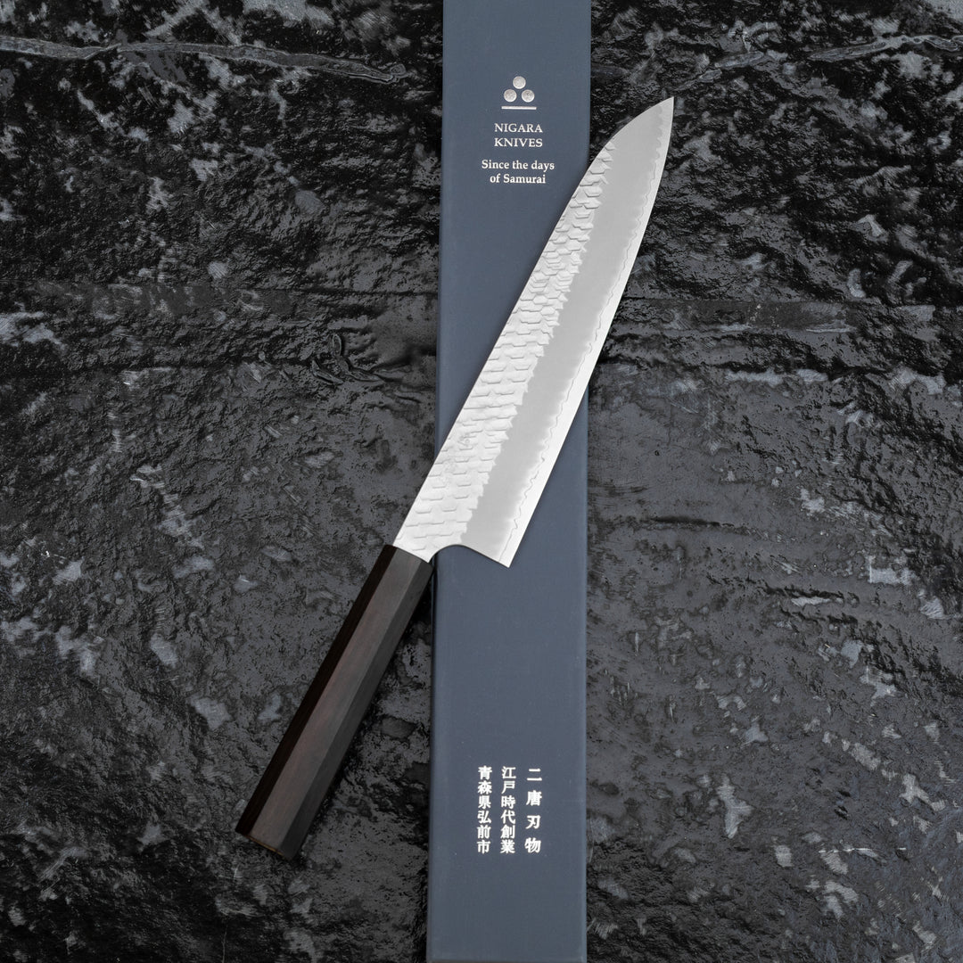 Gyuto 23 cm Nigara Hamono SG2 Migaki