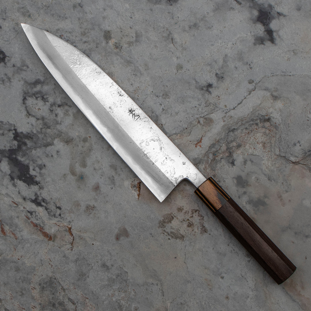 Gyuto 24 cm Motokyuuichi Hamono Nashiji Aogami Super