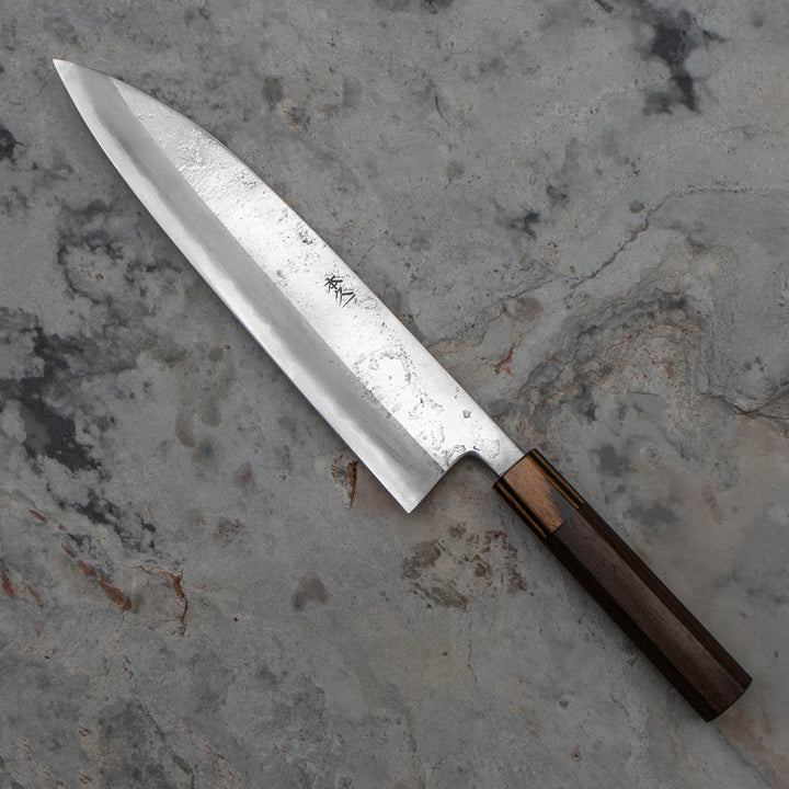 Gyuto 24 cm Motokyuuichi Hamono Nashiji Aogami Super