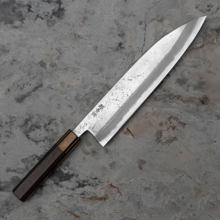 Gyuto 24 cm Motokyuuichi Hamono Nashiji Aogami Super