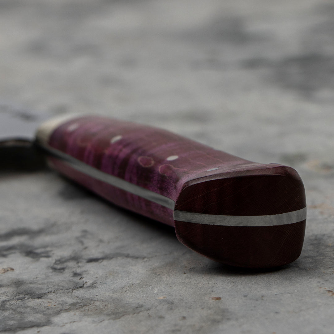 Gyuto 24 cm Sakai Takayuki Gallery Honyaki Fuji Purple Shirogami#1