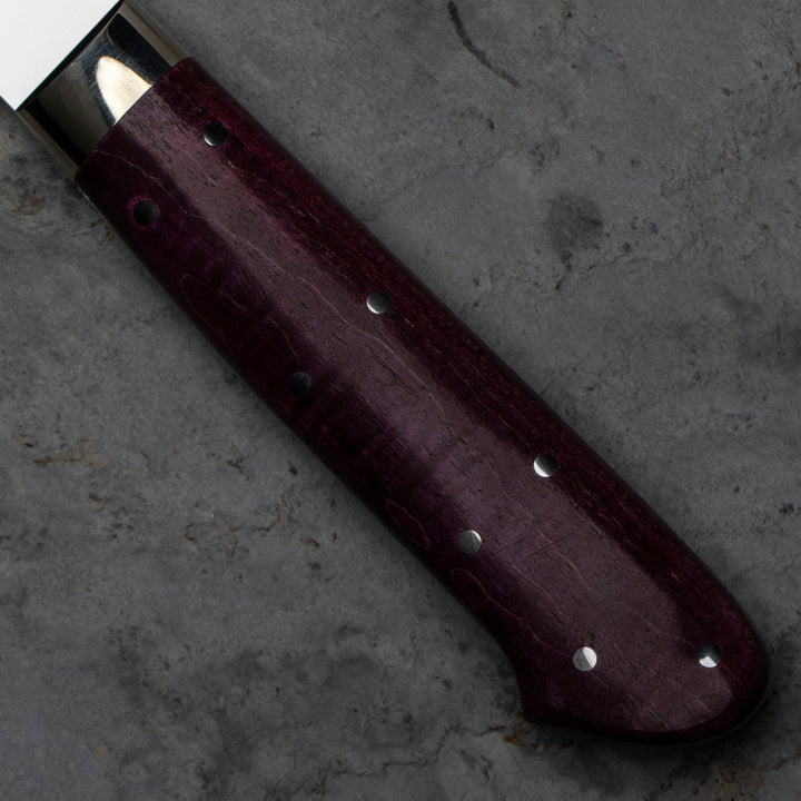 Gyuto 24 cm Sakai Takayuki Gallery Honyaki Fuji Purple Shirogami#1