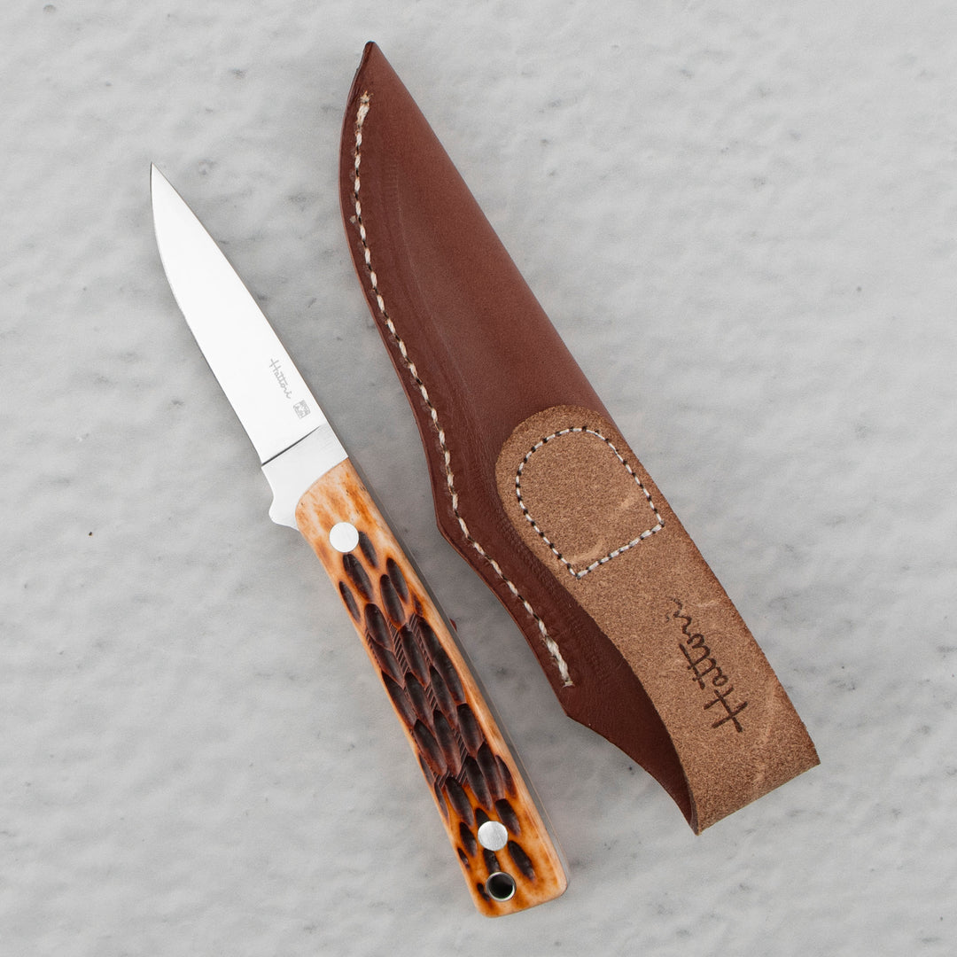 Hattori Little Hunter VG-10 Brown Bone Outdoor 6,5 cm