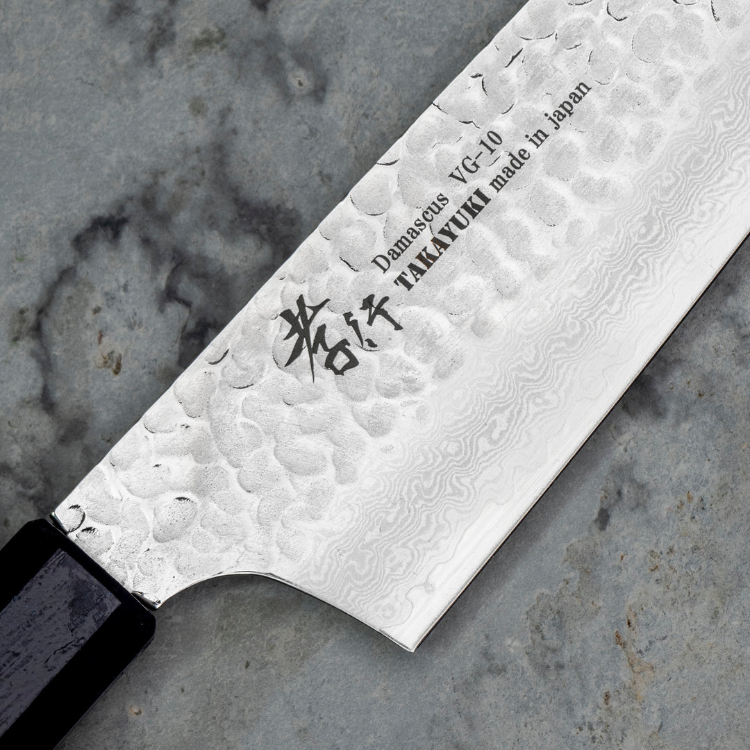Kengata 19 cm Sakai Takayuki Nanairo Blue VG-10 Damascus