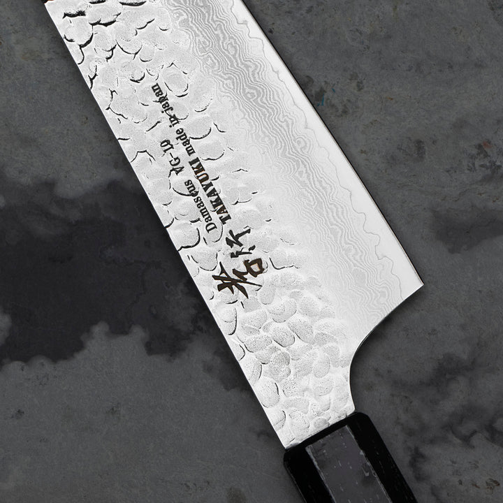 Kengata 19 cm Sakai Takayuki Nanairo Ebony VG-10 Damascus
